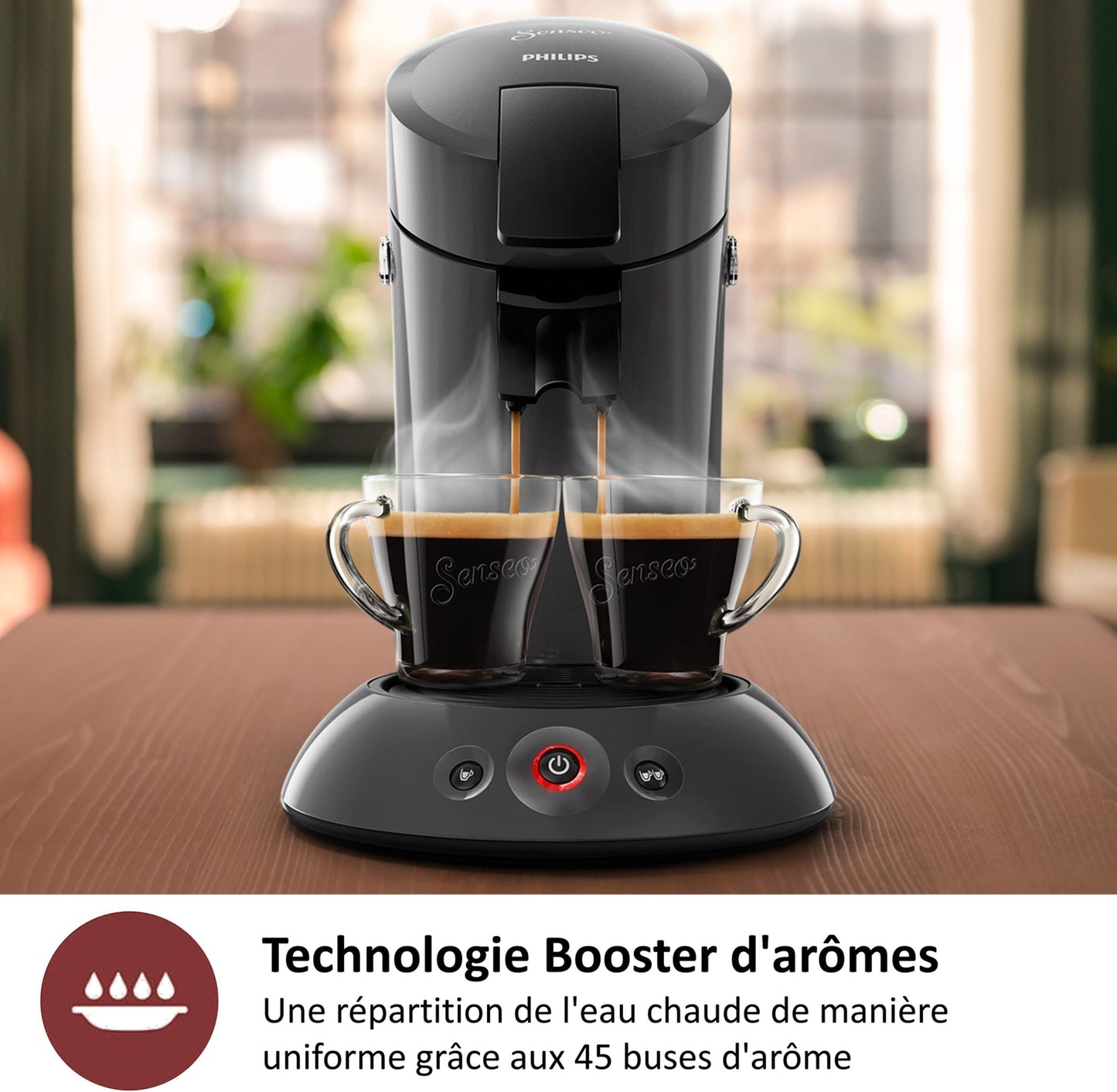 Philips Senseo Original Plus CSA210/61 Koffiepadmachine – Zwart