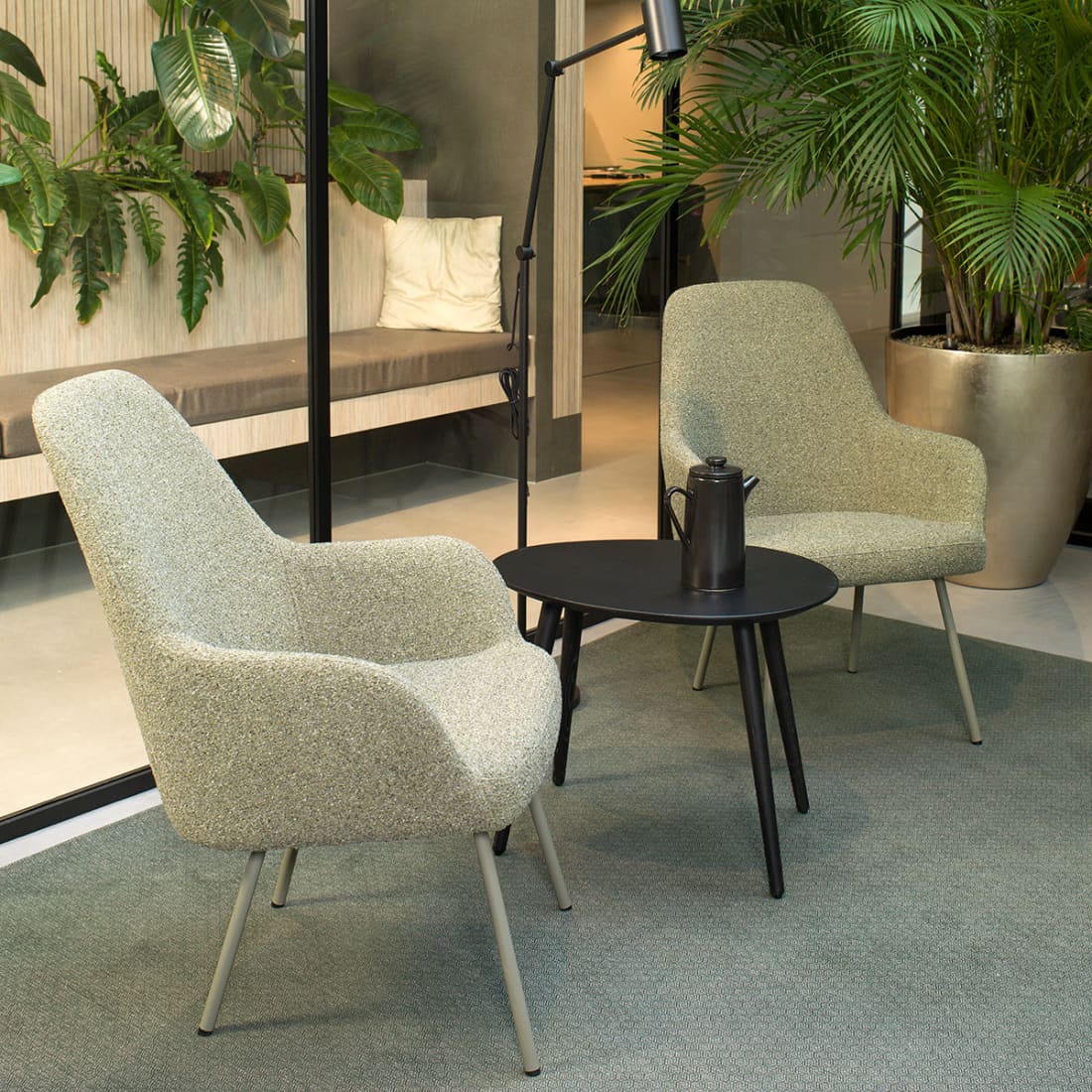Workliving LoLa - Loungefauteuil Vierpoot - Mix en Match