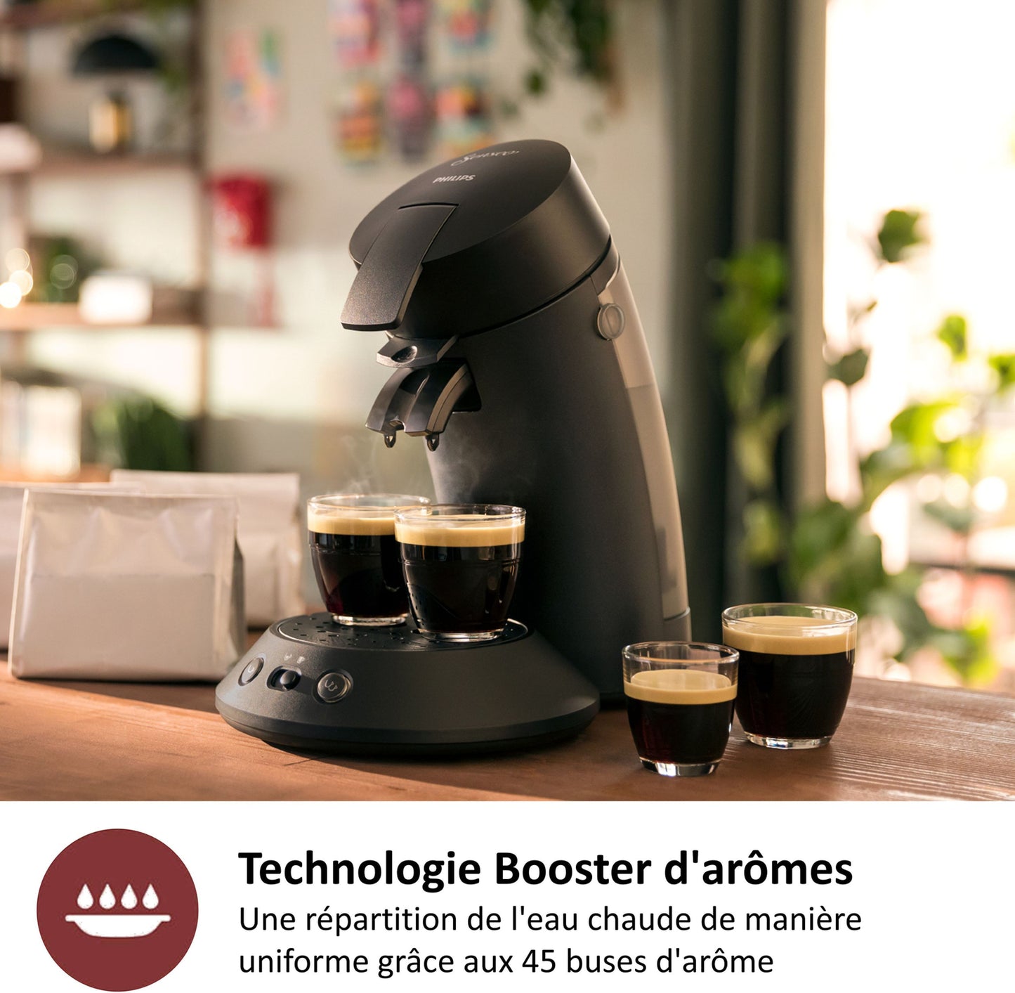 Philips Senseo Original Plus CSA210/61 Koffiepadmachine – Zwart